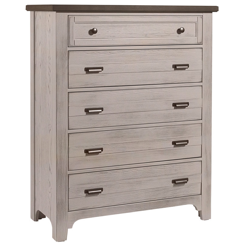 Erving 42'' W 5 - Drawer Dresser, Dover Gray
