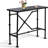 Lysia Pine Rectangular Solid Wood Top with Steel Base Dining Table-309492986