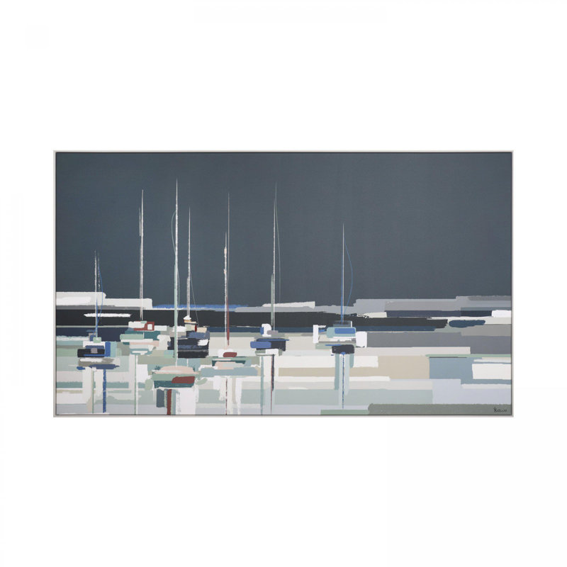 Side By Side - Single Picture Frame Painting on Plastic / Acrylic
