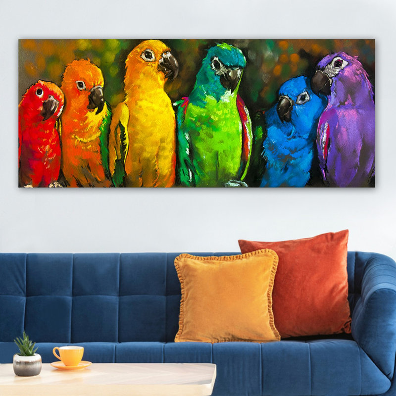 Superbe peinture sur toile décorative de 19,7 po x 47,2 po | 100% toile, cadre 100% bois (épaisseur: 1,2 po) | Idéal pour le salon, la chambre à coucher et le bureau | Couleurs éclatantes et conception unique