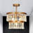 Abriell 4-Light 13.8'' Semi Flush Mount 