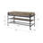 Parmenter Industrial 3-Drawer Rectangular Kitchen Island-20152535