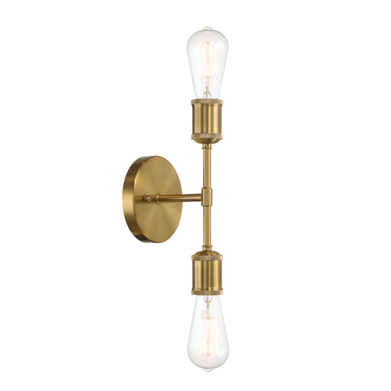 Reverie Double Lights Bathroom Wall Sconce over Mirror Bedroom Hallway Entryway 5"W �� 10.75"H �� 5"E