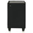Schum 2-Drawer LED Nightstand With USB Black