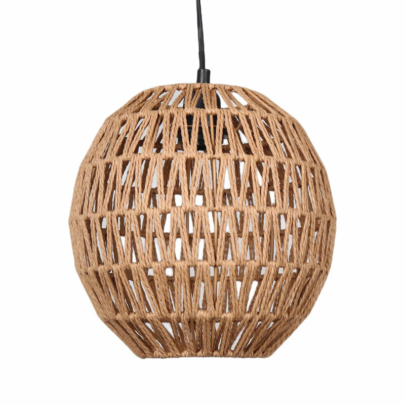Adelae 25.5cm H Paper Round Pendant Shade ( Uno ) in Natural