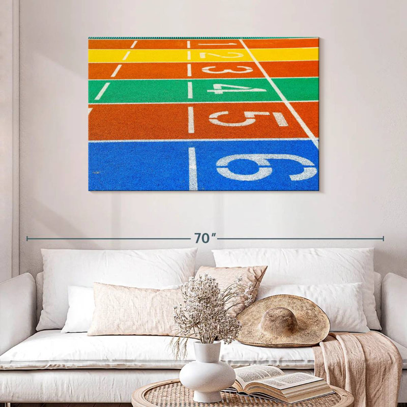 Running Track, 30" H x 45" W