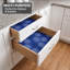 Doublure de tablette et de tiroir de qualité supérieure, tissu rembourré épais, absorbant, imperméable, antidérapant, non adhésif, doublures pour armoires de cuisine, armoires (bleu médical) (12 po x 59 po) (fabrication américaine)-56614949-101170186