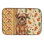 Red Brussels Griffon Heirloom Fall Dish Drying Mat