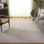 Tapis beige en laine / coton tissé à la main Vermont-98090488