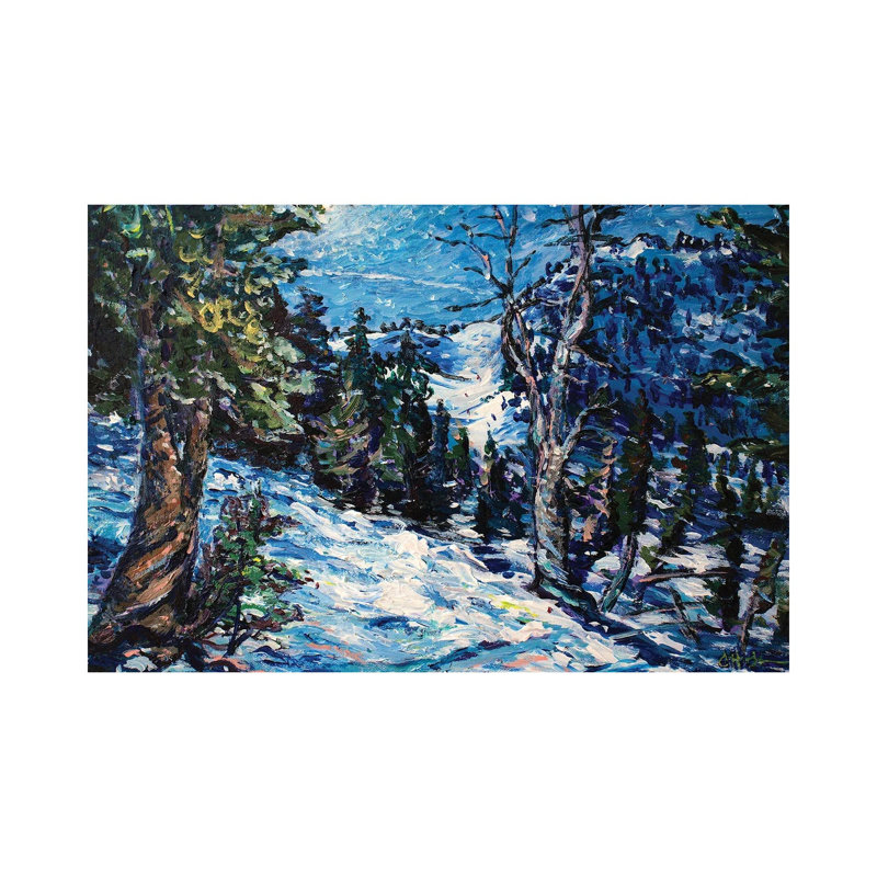 Mammoth Mountain 1 Piece Wrapped Canvas Painting, 20.32 cm H x 30.48 cm W