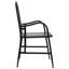 Laurena 45cm H Slat Back Stacking Side Chair in Black-341734761