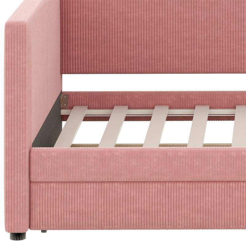 Culpeper Upholstered Daybed, Pink