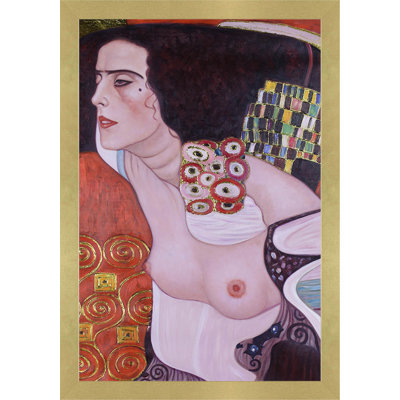 «Judith II (Salome) Luxury Line» par Gustav Klimt - peinture sur toile
