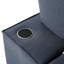 Chaise convertible rembourrée avec 2 ports USB