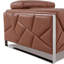 Chaise en cuir italien à grain supérieur-2028365912