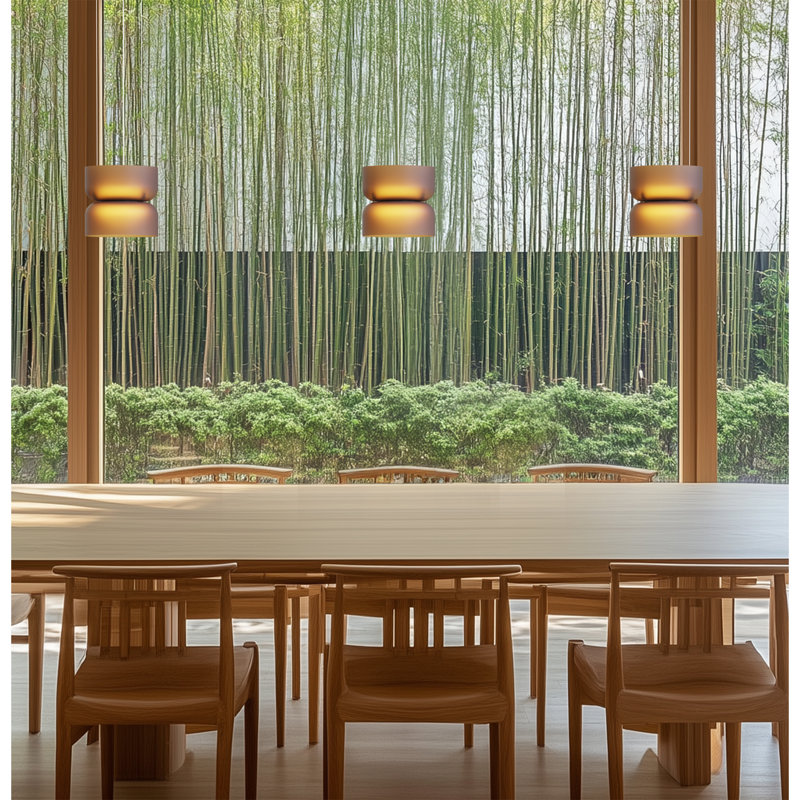 Totem Mini Up And Down Light Opal Glass Shades AMB/AMB  (Amber/Amber)  (E Shade Amber/ E Shade -  Amber), Amber