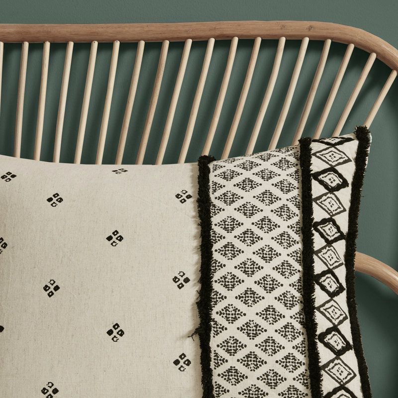 Housse de couette imprimée en lin avec mélange de lin 3 pièces en coton multicolore