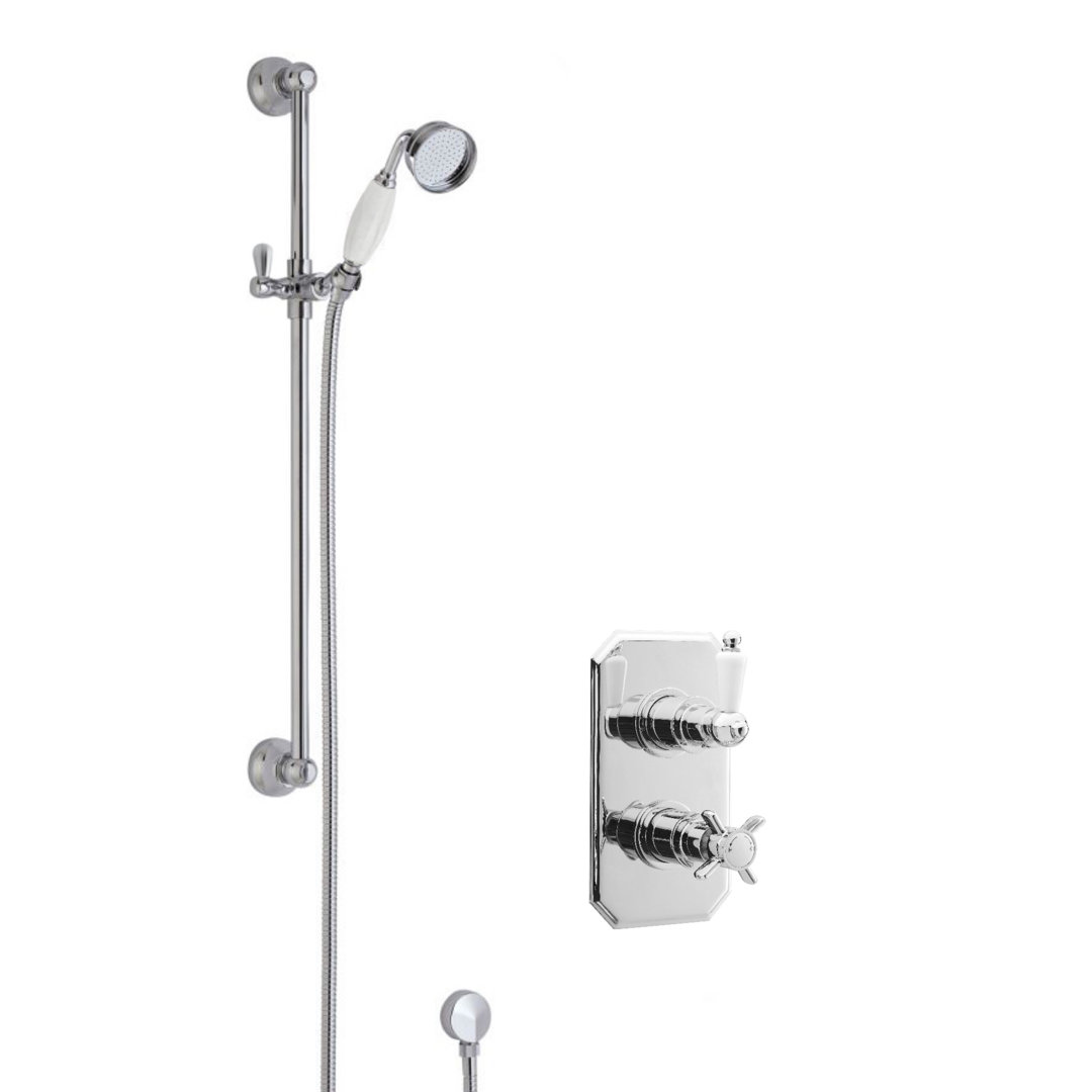 Thermostatic Shower with Handheld Shower Head