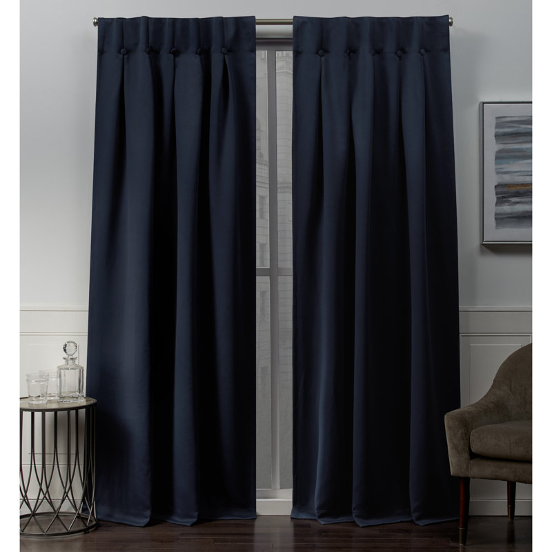 Godalming Room Darkening Curtain Pair, 32" W x 84" L, Vanilla