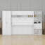 Lit escamotable Murphy avec placard, tiroirs et tablettes-114282138