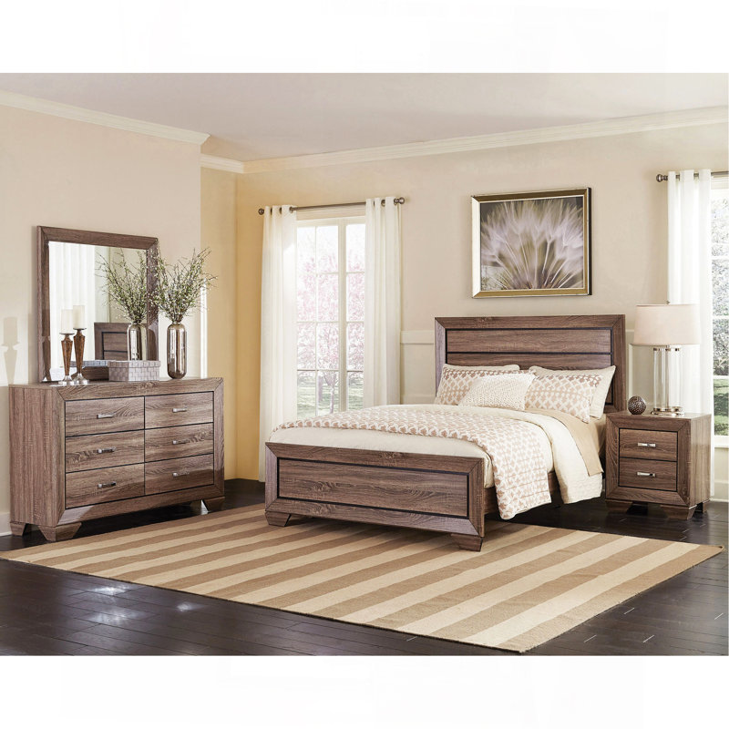 Ensemble de chambre avec très grand lit 4 pièces Oatfield, Taupe, Très grand lit