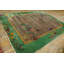 Tapis motif floral antique Art déco
