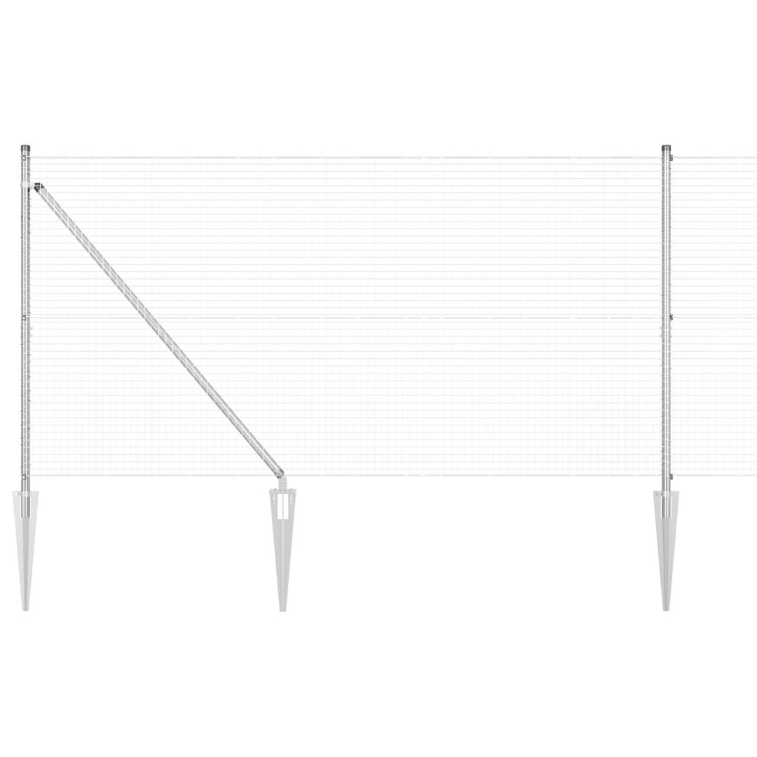 140cm H x 1000cm W Metal Border Fencing
