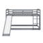 Solid Wood Bunk Bed With Safety Guardrail，Convertible Slide And Ladder,-1193958487