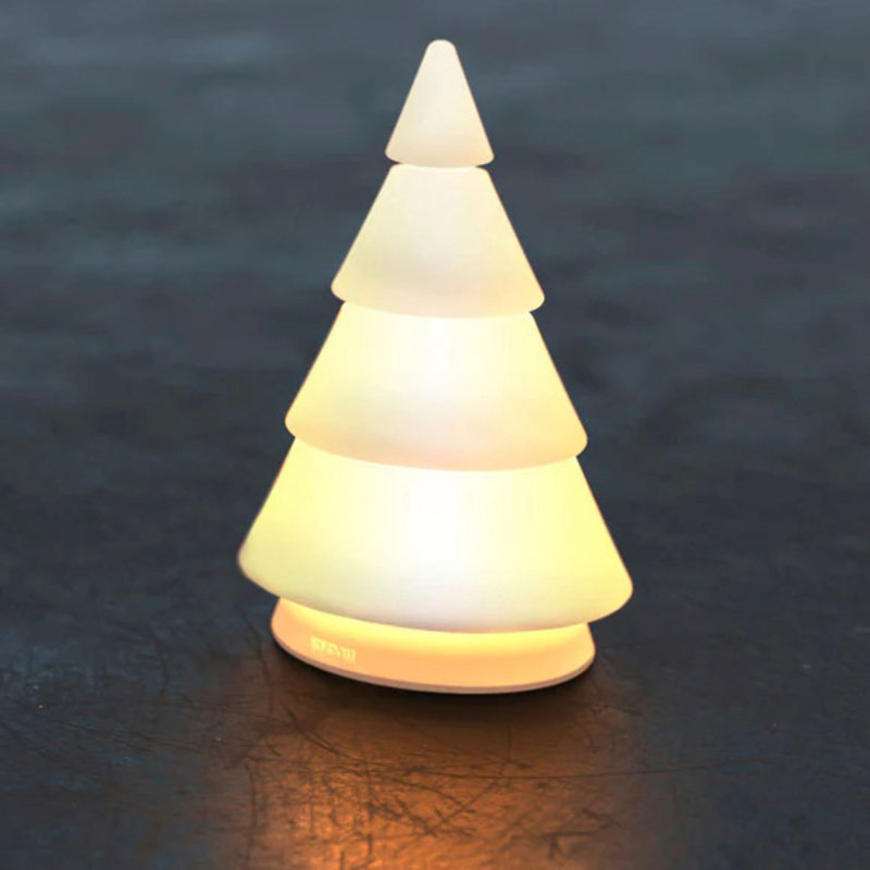Forest Nano Matte Ice White Plug-In LED Outdoor Table Lamp