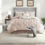 Elegant 7-piece Bedding Set, Polyester Blush, Contemporary Style For Home