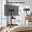 Mobile TV Stand For 23-60 Inch LCD LED Flat/Curved Sc...