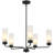 5-Light Dimmable Shaded Chandelier-1570108896