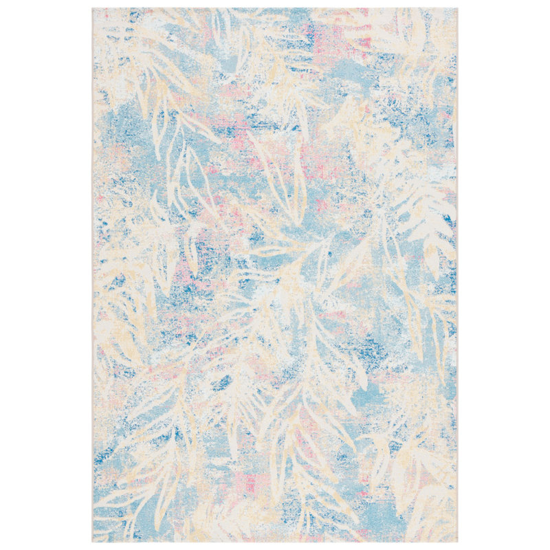 Barbados 500 Performance Floral Indoor/Outdoor Area Rug, Rectangle 5'3" x 7'6"
