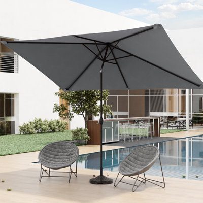 11 patio umbrella replacement frame Galtech 11' Wood Umbrella