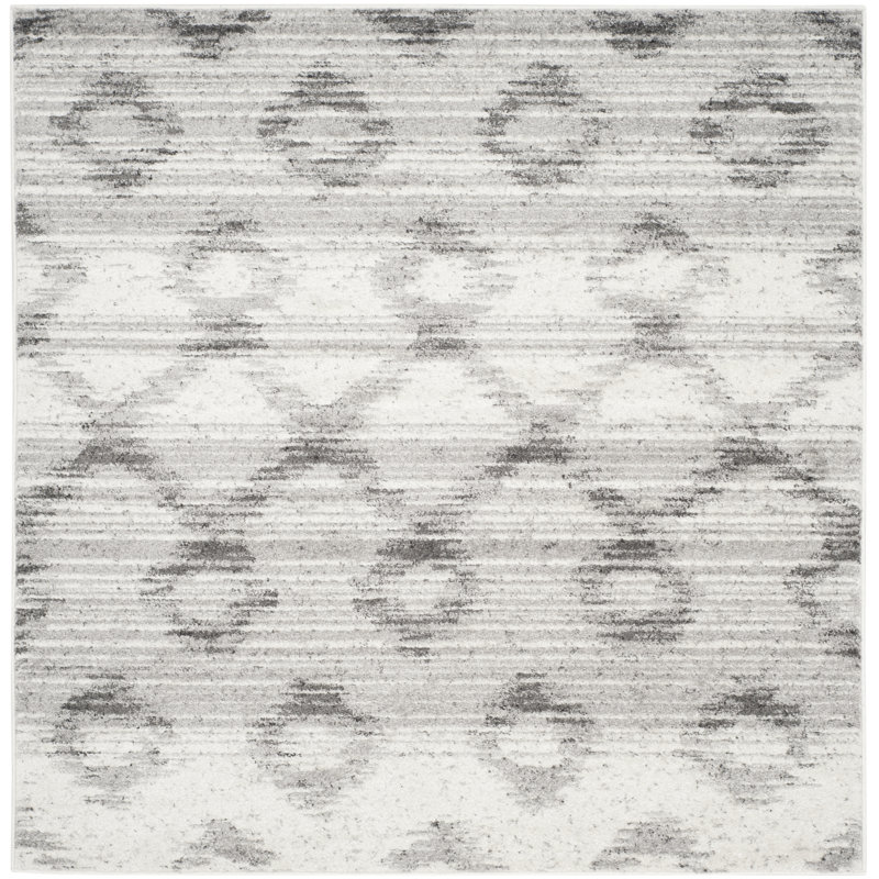 Muniz Performance Geometric Rug, Square 6'
