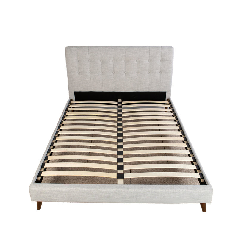 Upholstered Bed With 2 Nightstands, Queen