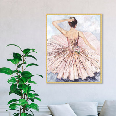 Ballet Inspired Roses - Peinture sur papier