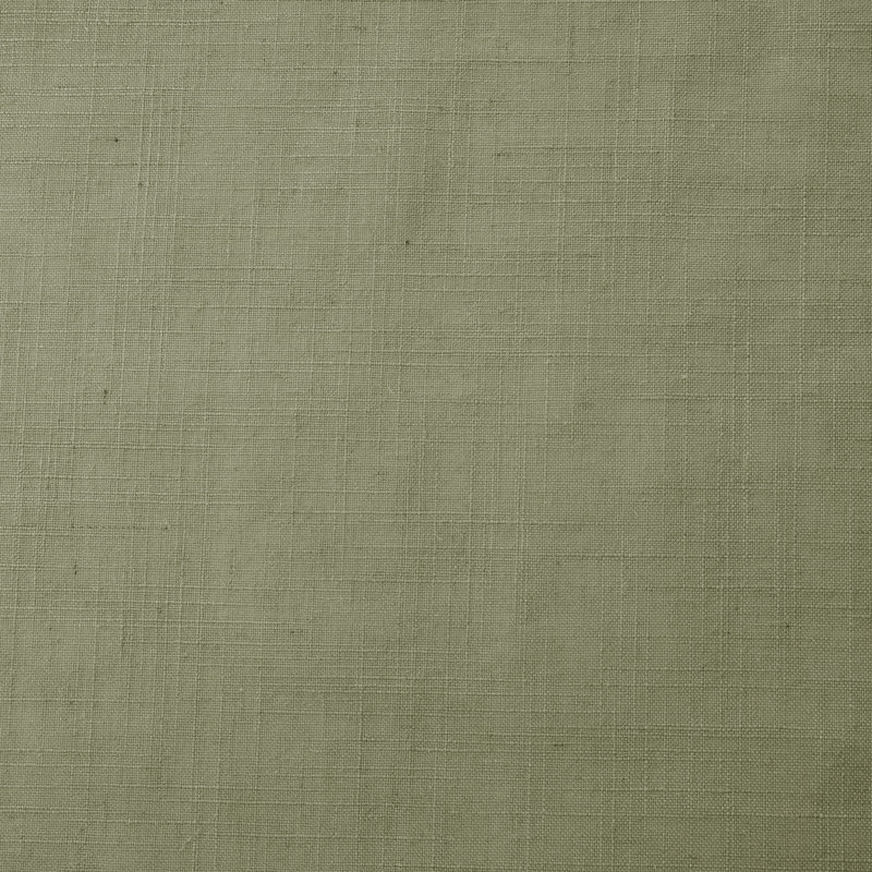 Slub Textured Linen Blend Single Shower Curtain, Sage