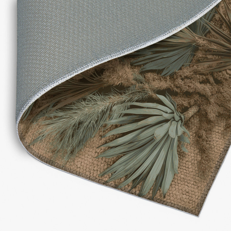 Tapis d'intérieur et d'extérieur brun Nature, Rectangulaire 2 pi x 3 pi