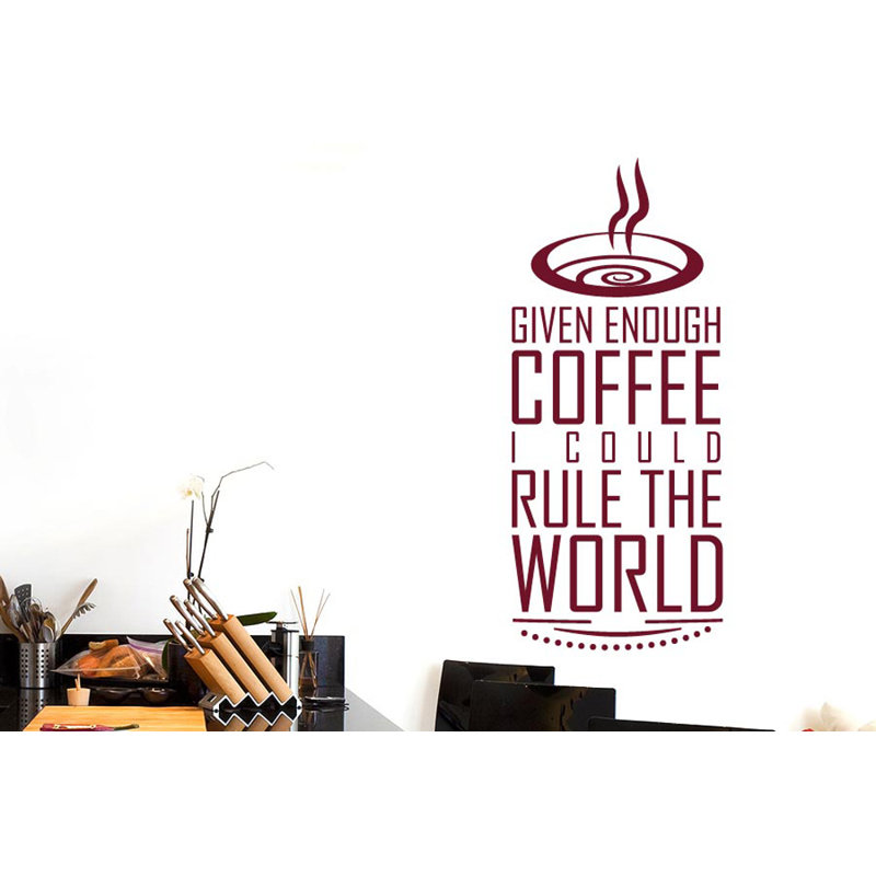 Wall Decal, Burgundy, Medium