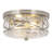 Alixandra 2-Light Flush Mount Glass Ceiling Light with Metal Frame-1640798741-1621395375