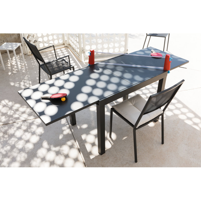 Conrad Outdoor Lounge Chair, Graphite