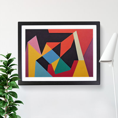 XH1022-8675X Suprematism Abstract Art Vol.6 - Single Picture Frame Painting