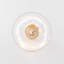 Plafonnier semi-encastré en verre 1 lumière