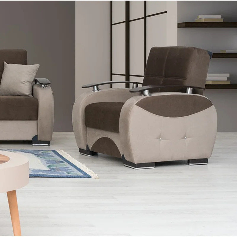 Fauteuil en tissu 36 po Aimeric