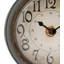 Horloge murale grise grise