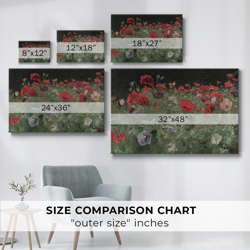 " Vintage Botanical - XCV ", 33" H x 49" W x 1.5'' D, Wrapped Canvas