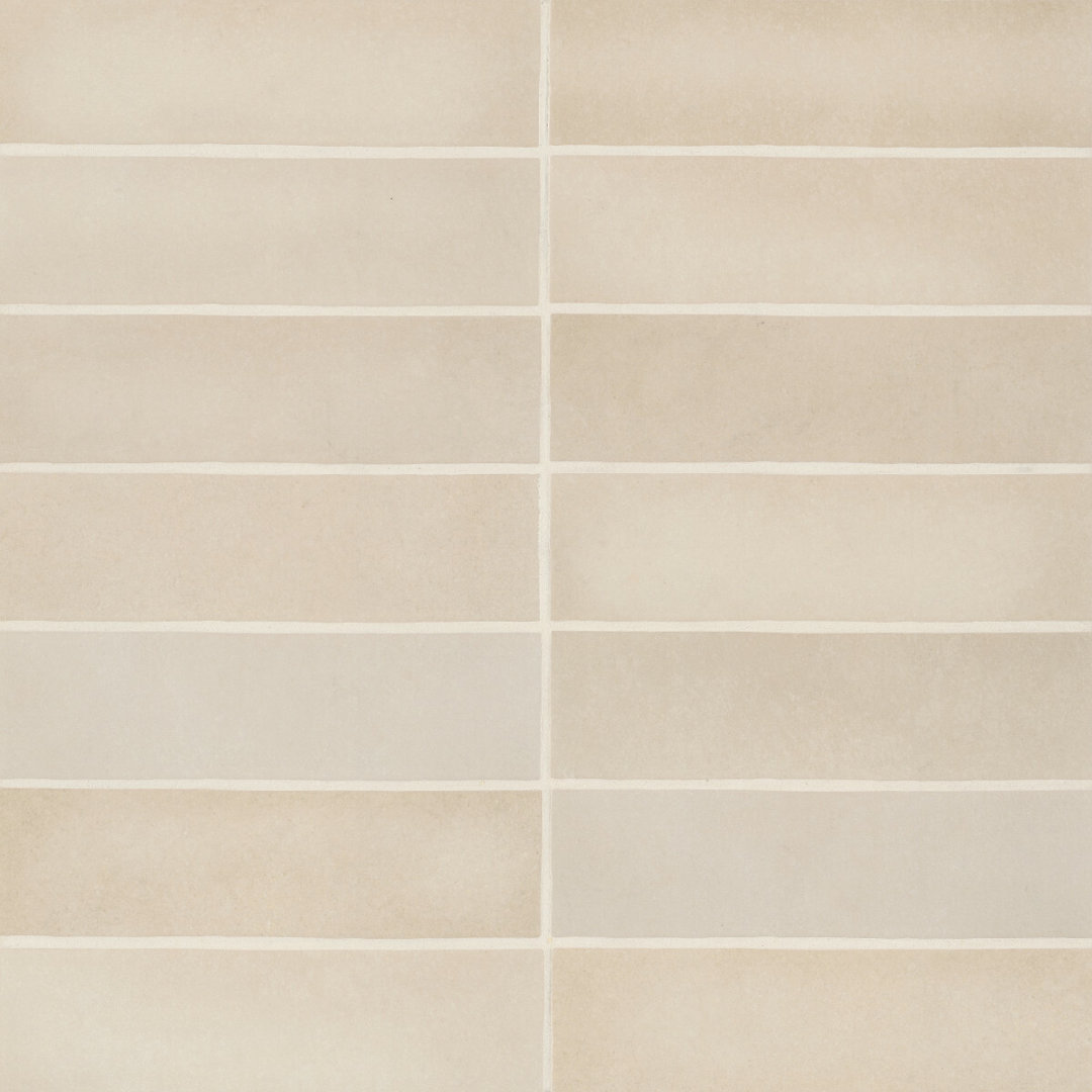 Makoto 2.5" x 10" Ceramic Tile (Set of 34) Bedrosians 
