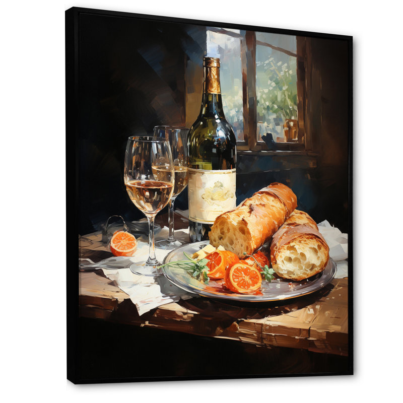 Hecket Food Beer A Festive I, H 32 po x l 24 po x P 1 po, Cadre flottant noir