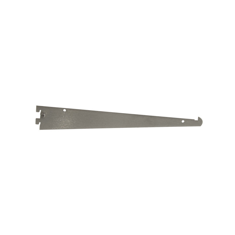 Support à tablette de style robinet 12 po, Chrome satiné